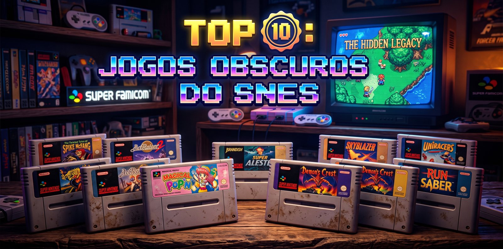 Top10: Jogos obscuros do SNES