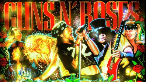 Máquina de Pinball do Guns n' Roses existe! E muita gente não sabe!!