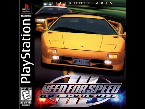 Need for Speed III: Hot Pursuit — pista molhada com chuva e perseguição policial