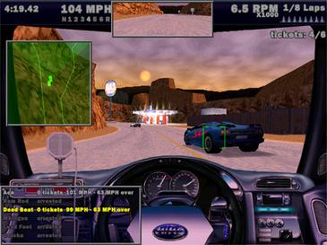 Perseguição policial em Need for Speed III: Hot Pursuit