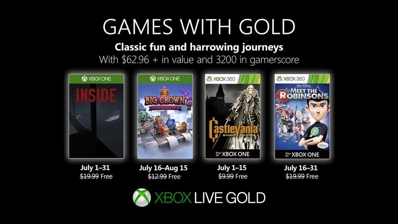 Games With Gold Julho de 2019