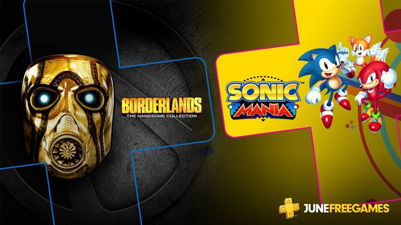 PSN Plus terá Borderlands e Sonic Mania em junho de 2019