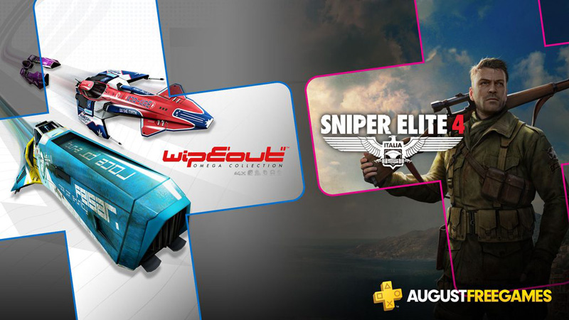 PSN Plus terá Wipeout Omega Collection e Sniper 4 Elite em agosto de 2019