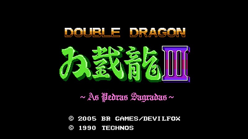 Double Dragon III -  As Pedras Sagradas / Technos (BR Games)